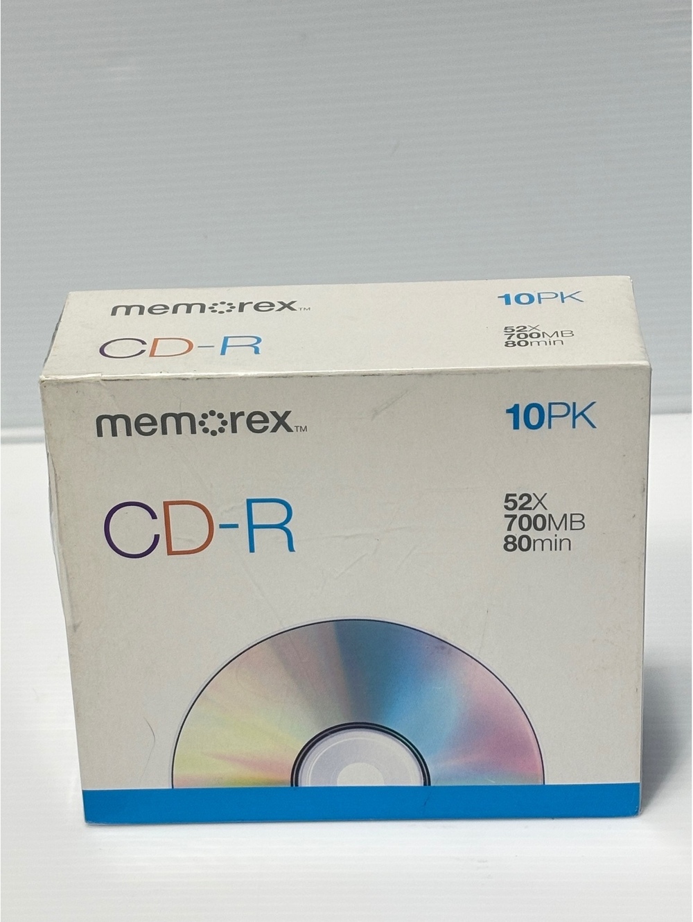 Memorex CD-R 10 Pack - 52X Speed, 700MB Capacity, 80 Minutes Recording Time